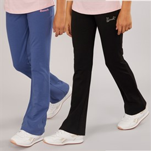Bench Girls Cenio Two Pack Flared Leggings Light Navy/Black