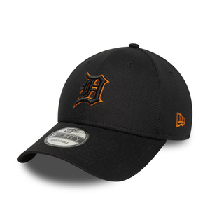 Detroit Tigers MLB Team Outline Black 9FORTY Adjustable Cap
