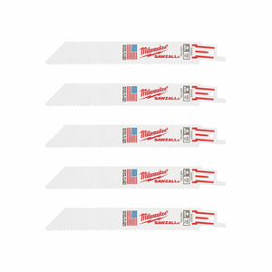 Milwaukee 48475092 Sawzall Universal Blades 150mm x 10TPI (5 Pack)