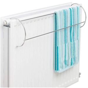 Ashley Housewares 2 Bar Chrome Radiator Airers – Space-Saving Clothes and Towel Drying Racks