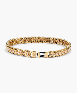 Catena Venetian 7 mm Ivory | Gold - S 16cm