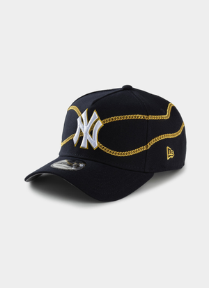 New Era MLB 9Forty A-Frame New York Yankees Chainwrap Snapback Cap