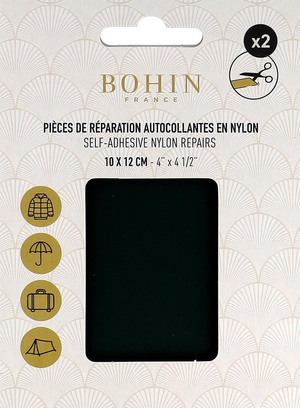 Pièces de réparation autocollantes en nylon Bohin - Vert foncé