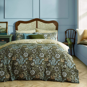 William Morris Compton Olive Green Kingsize Duvet Set