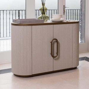 Serenity Ivory Reeded 2 Door Sideboard
