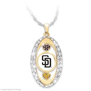 For The Love Of The Game Padres Pendant Necklace