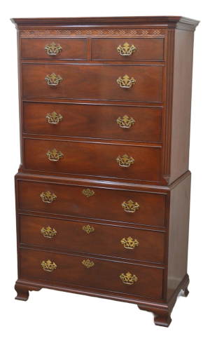 Baker Mahogany Chest on Chest