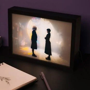 Wednesday & Enid LED Framed Print
