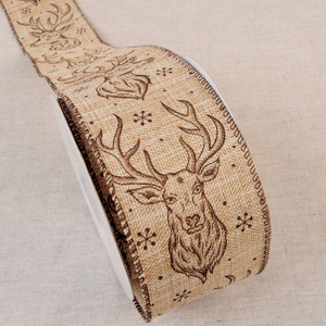Ruban cerf - Beige
