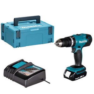 Makita DHP453STJ Combi Drill Kit with 1× 5.0Ah Batteries, Charger & Makpac Case