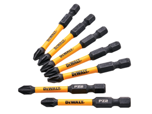 DeWalt 5+2 PZ2 Screwdriver Bit Pack | XMS25BIT502