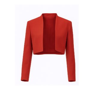 Short Bolero Jacket - Red (L)