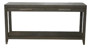 Restoration Hardware Graydon Faux Shagreen Console Table