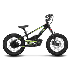 Amped A16 Pro 400w 36v 5ah Li Black Kids Electric Balance Bike