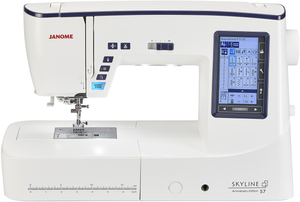 Machine à coudre Janome Skyline S7 Anniversary Edition
