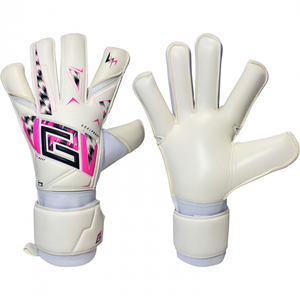 Keeper iD Goalproof POWER 1.0 V-Wrap Junior - White / Power Pink - 6
