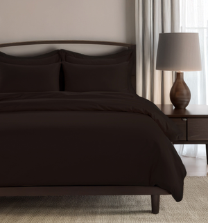 All Season Egyptian Giza Duvet Cover - Coffee