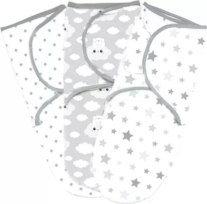 Baby Swaddle Blanket (Pack of 3) 0-3 Months, Newborn