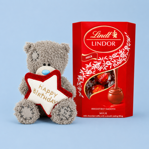 Tatty Teddy Happy Birthday Bear & Lindt Truffles