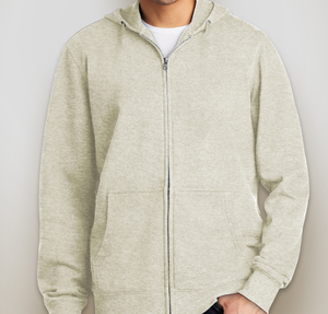 District V.I.T. Zip Hoodie - Oatmeal Heather