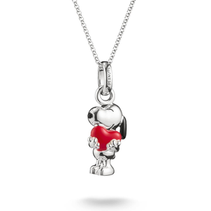 Connect Silver Peanuts Snoopy & Red Heart Necklace
