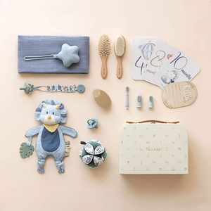 Luxe Box Gift Set / No First Moments Newborn Set (Soft Blue)