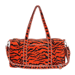 The Velvet Tiger Weekender In Orange
