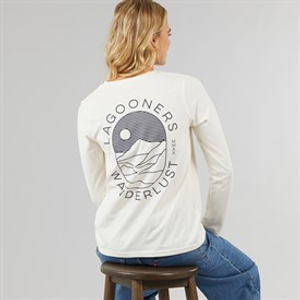 Lagooners Womens Cullen Long Sleeve T-Shirt Charcoal