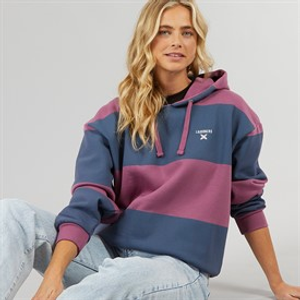 Lagooners Womens Sky Hoodie Rosebud/Stone Blue