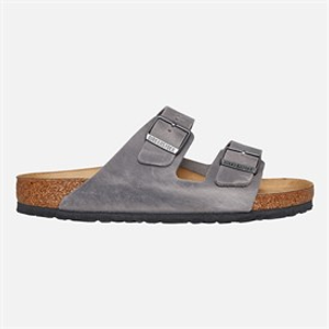 Birkenstock Mens Arizona Dual Strap Sandals Iron