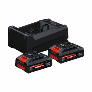 Bosch 1600A0373L Expert Starter Set with 2x EXBA18V-40 18V 4.0Ah Batteries and GAL 12V/18V-80 Charger