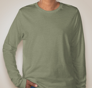 Bella + Canvas Tri-Blend Long Sleeve T-shirt - Olive Tri-Blend