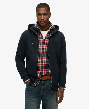 Felpa con Zip e Logo Essential