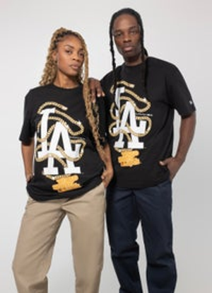 New Era MLB Los Angeles Dodgers Chain Oversized Tee