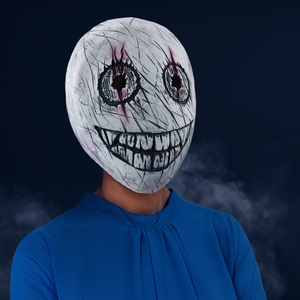Halloween Latex Costume Face Mask Grinning Killer