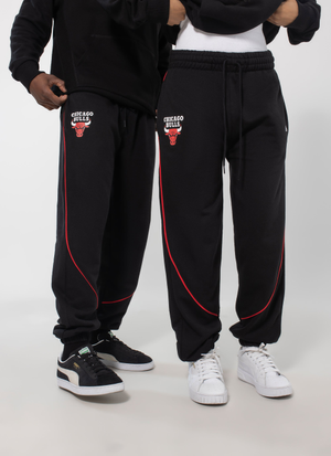 New Era NBA Chicago Bulls Piping Jogger Pants