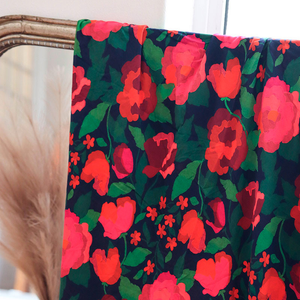 Tissu viscose La Roseraie - Lise Tailor