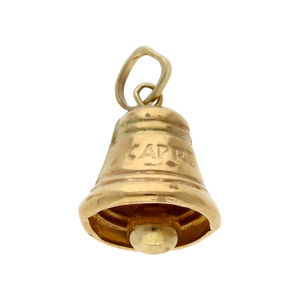 Pre-Owned 9ct Yellow Gold Hollow Capri Bell Charm