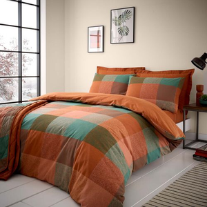 KING DUVET COVER Brushed Cotton Simon Multi