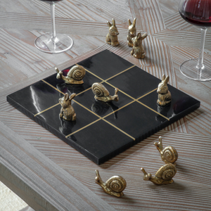 Langford Hare & Snail Noughts & Crosses – Black