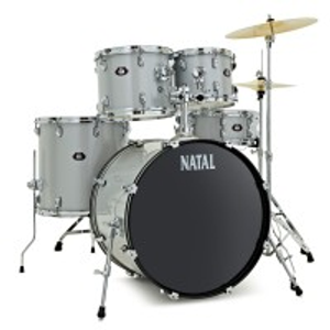 DISC Natal DNA 22'' 5pc Drum Kit, Silver