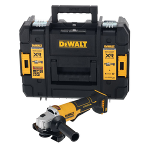 Dewalt DCG408NT 18V XR Brushless 125mm Paddle Switch Angle Grinder - Body Only & TSTAK II Case