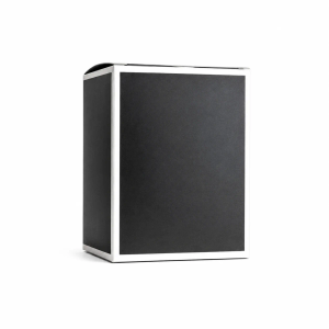20cl Black Candle Box with White Rim - Pack of 6