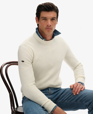 Maglione leggero in cotone testurizzato