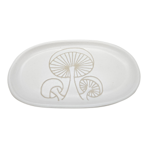 Vintage MCM Gordon Martz Marshall Studios Art Pottery, Signed Mushroom Serving Dish