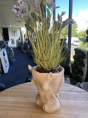 Hippo Stone Effect Real Look Planter