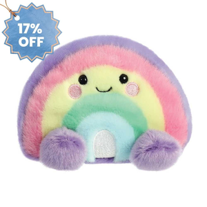Palm Pals 13cm Vivi Rainbow Soft Toy