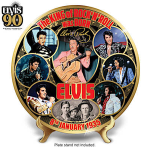 Elvis 90th Birthday Collector Plate