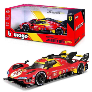 Bburago Ferrari Racing 499P LM Hypercar 2024 AF Corse #50 1:18 Car 16303