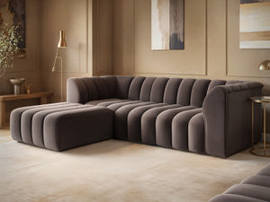 SOLACE+CO Halle Modular Sofa with Footstool